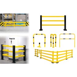 Absperrungen für Gebäude