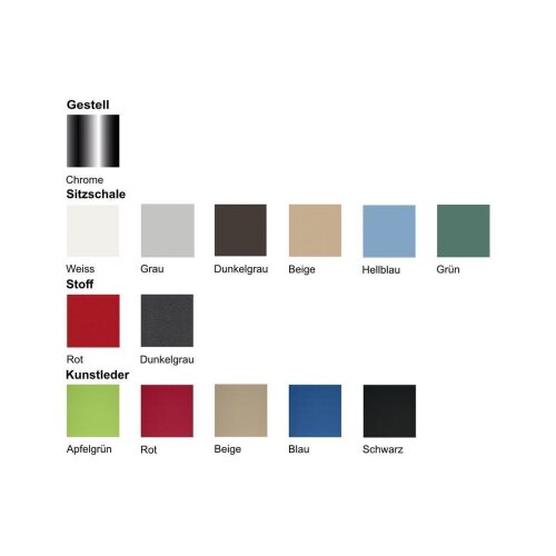 Barhocker, Stahlrohrgestell