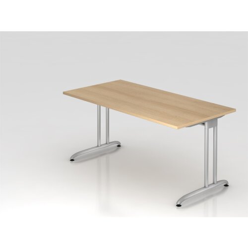 Schreibtisch C-Fuss 160x 80 cm
