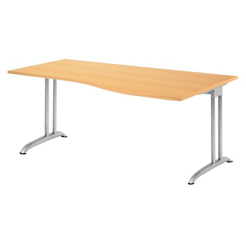 Schreibtisch Freifrom 180x 80/100 cm