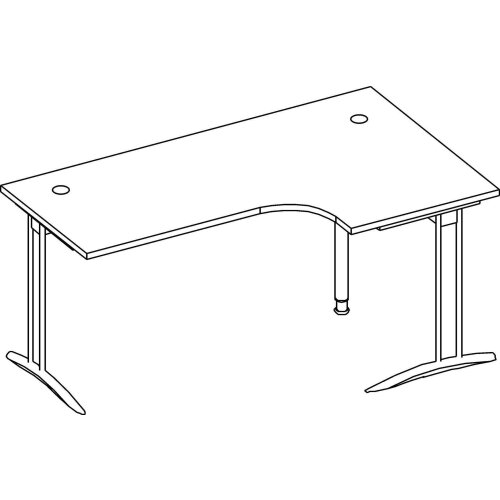 Winkelschreibtisch 200 x 120 cm