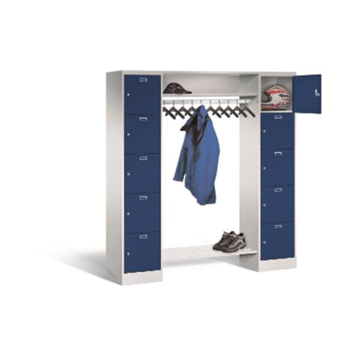Personalgarderobe 10 Fächer Abteilbreite 300 mm