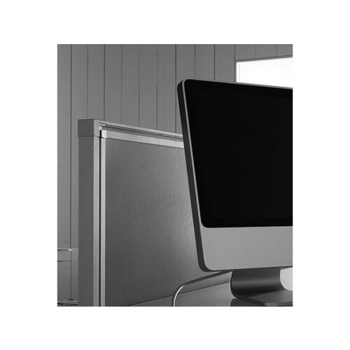 Akkustik Tischtrennwand mit Stoffbezug  Höhe 39 cm