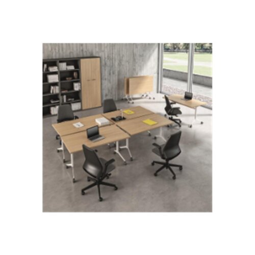 Klapptisch auf Rollen Serie Trend, Tiefe 80 cm