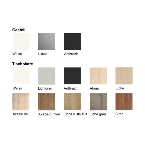 Stehtisch rund in verschiedenen Ausführungen