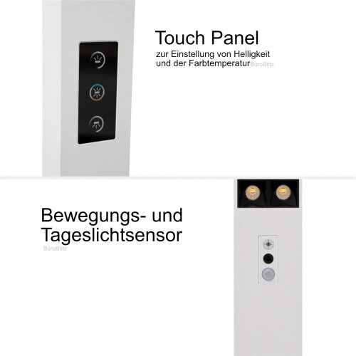 LED Tischaufbauleuchte stufenlos dimmbar