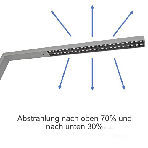 LED Tischaufbauleuchte stufenlos dimmbar