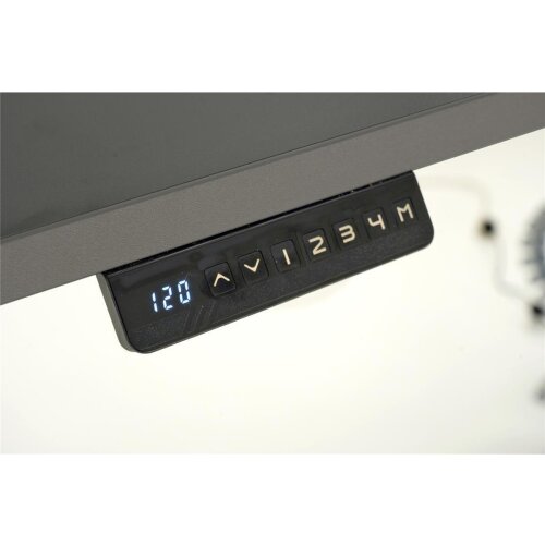 Elektrisch höhenverstellbarer Schreibtisch Serie Star Höhenverstellung von 64-129 cm