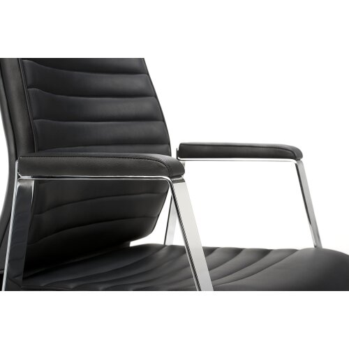 Chefsessel Echt Leder mit hohem Rücken