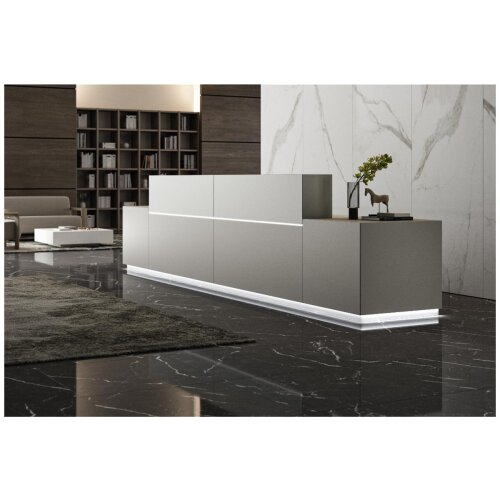 Empfangstheke Zenith in verschiedenen Breiten