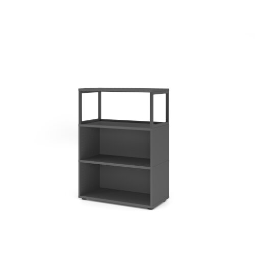 Aktenregal Serie Klick, 3 OH, mit Rahmenelement