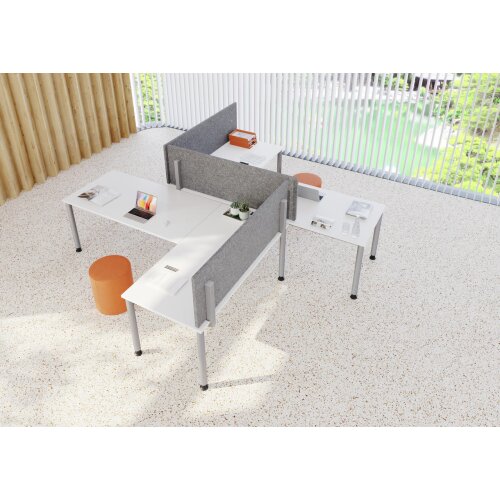 Akustik Tischtrennwand in versch. Längen