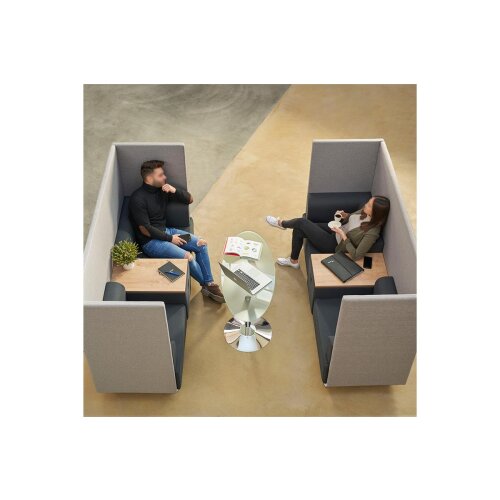 Expresslounge 2-Sitzer mit Ablage