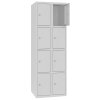 Stahl Schliessfachschrank Select 8 Fächer 400mm Abteilbreite