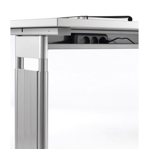 Schreibtisch  PC-Form rechts höhenverstellbar 180x 100 cm