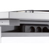Schreibtisch  PC-Form rechts höhenverstellbar 180x 100 cm, Dekor: Weiss