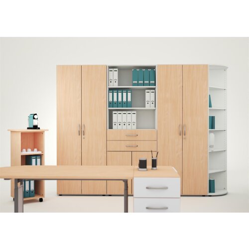 Aktenschrank 5 Ordnerhöhen 181 hoch  80 cm breit