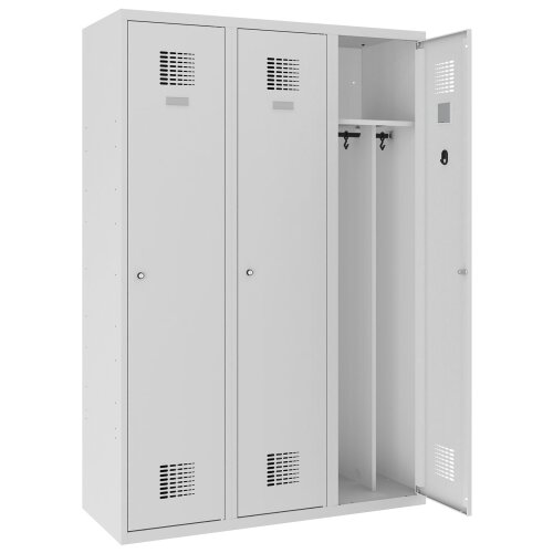 Spind Select 3 Abteile Abteilbreite 400mm