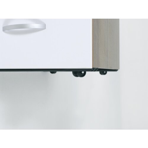 Rollcontainer 80 cm tief, Hängeregistratur und 1x Schublade