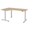 Elektrisch höhenverstellbarer Winkelschreibtisch mit Memoryschalter 200x120 cm