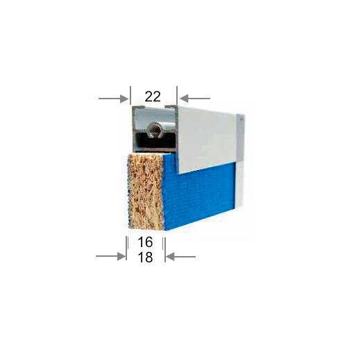 Stellwand mit Stoffbezug Höhe 160 cm