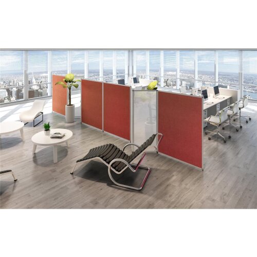 Stellwand mit Stoffbezug Höhe 160 cm