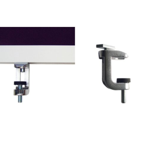 Akustik Tischtrennwand Ultra Höhe 80 cm