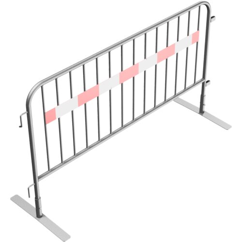 Absperrgitter Typ SE mit Tastleiste Gesamtlänge 2000