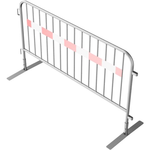 Absperrgitter Typ SE mit Tastleiste Gesamtlänge 2000