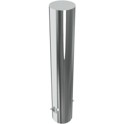 Absperrpfosten Bollard Ø 154 mm aus Edelstahl