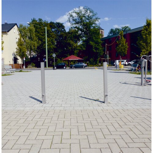 Absperrpfosten Bollard 70 x 70 mm, herausnehmbar