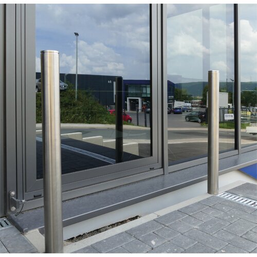 Absperrpfosten Bollard Ø 76 mm, feststehend