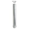 Stahlrohrpoller/Rammschutzpoller Bollard Ø 152 mm Befestigung zum Einbetonieren  Gesamtlänge 1200 Option mit aufgeschweißter Stahlkappe
