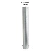 Stahlrohrpoller/Rammschutzpoller Bollard Ø 193 mm Befestigung zum Einbetonieren  Gesamtlänge 1200 Option mit aufgeschweißter Stahlkappe
