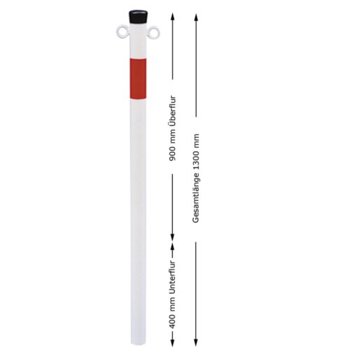 Absperrpfosten Bollard Ø 42 mm
