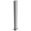 Absperrpfosten Bollard 70 x 70 mm, mit Dreikantverschluss