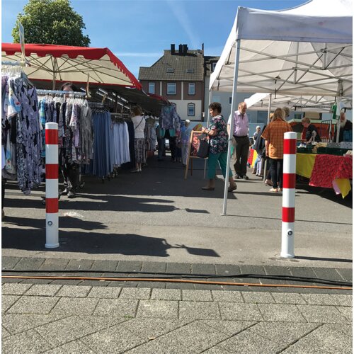 Absperrpfosten Bollard Ø 89 mm