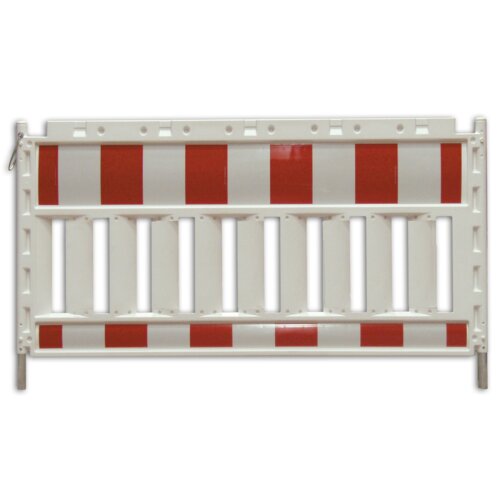 Schrankenzaun Euro nach TL Folie RA1  Folie Länge 1,20  Lampenadapter ohne Lampenadapter (nach TL geprüft)