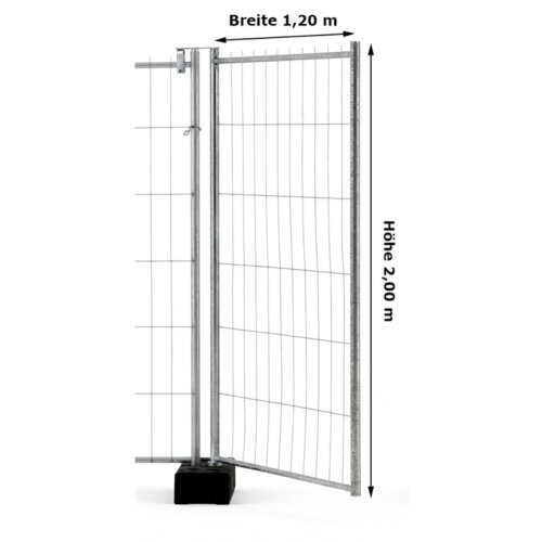 Torelement für Bauzaun Basic, Profi, Leicht