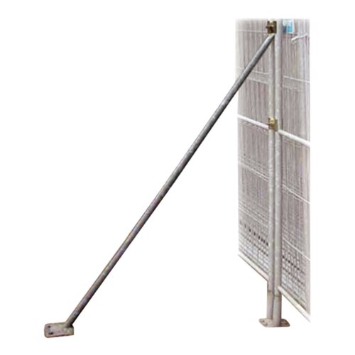 Stützstrebe für Bauzäune mit 1,20 m Höhe Erdnagel ohne Erdnagel  Schelle ohne Schelle