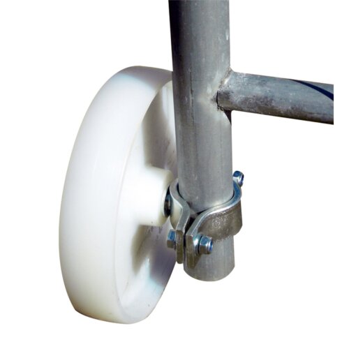 Laufrolle für Bauzaun-Elemente