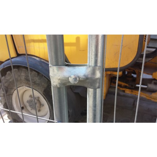 Verbindungsschelle für Bauzäune Blechstärke ca. 1,5