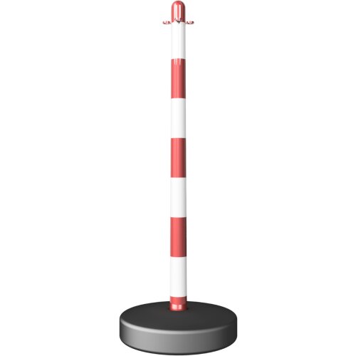 Kettenpfosten Cloud Farbe rot/weiß