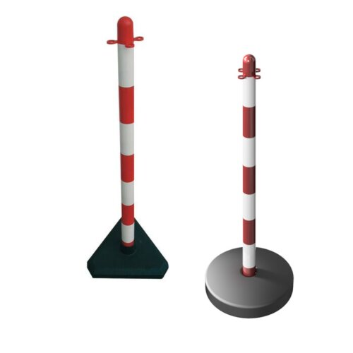 Kettenpfosten Cloud Farbe rot/weiß