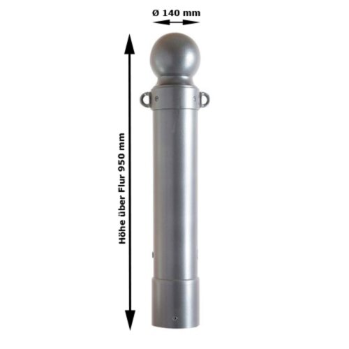 Stilpoller Ø 140 mm mit Kugelkopf