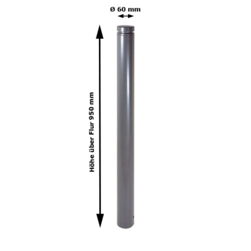 Stilpoller, Ø 60 mm mit Ziernut