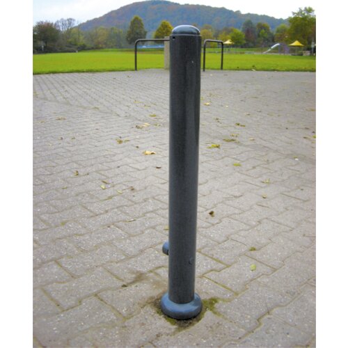 Stilpoller Ø 82 mm mit Halbkugelstahlkappe