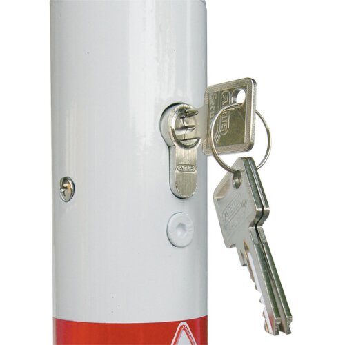 Stilpoller Ø 82 mm mit Halbkugelstahlkappe