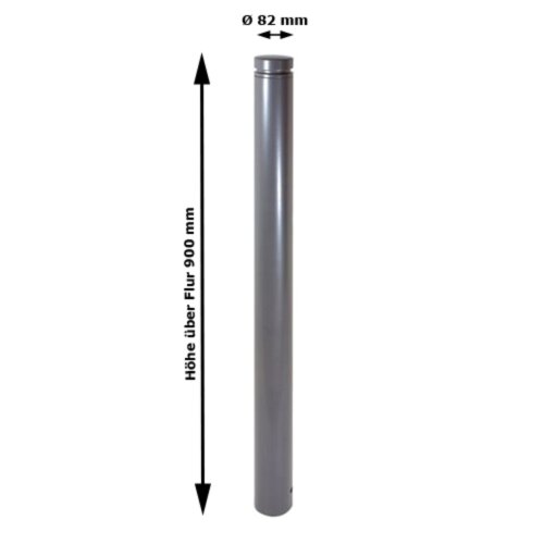 Stilpoller Ø 82 mm mit Fräskopf