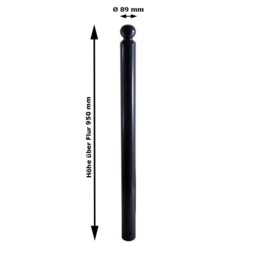Stilpoller Ø 89 mm mit Kugelkopf